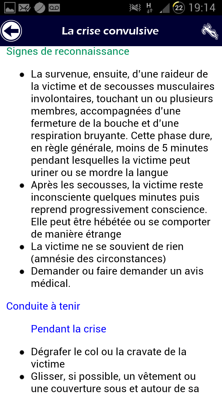 Application secours mobile reflex 10 Application secours mobile reflex 008 L'ambulancier, le site de référence Application secours mobile reflex
