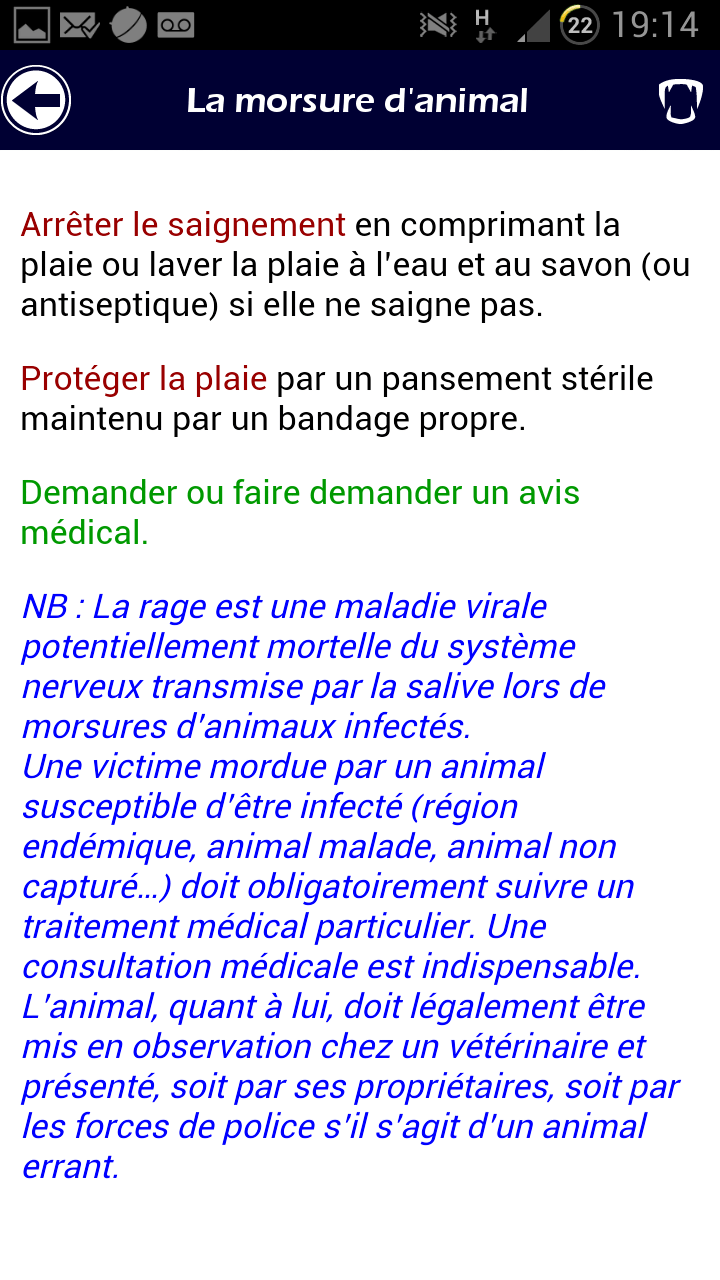 Application secours mobile reflex 12 Application secours mobile reflex 010 L'ambulancier, le site de référence Application secours mobile reflex