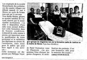 Fistel Formation et la formation des ambulanciers 2 Fistel Formation et la formation des ambulanciers fistel formation, formation des ambulanciers
