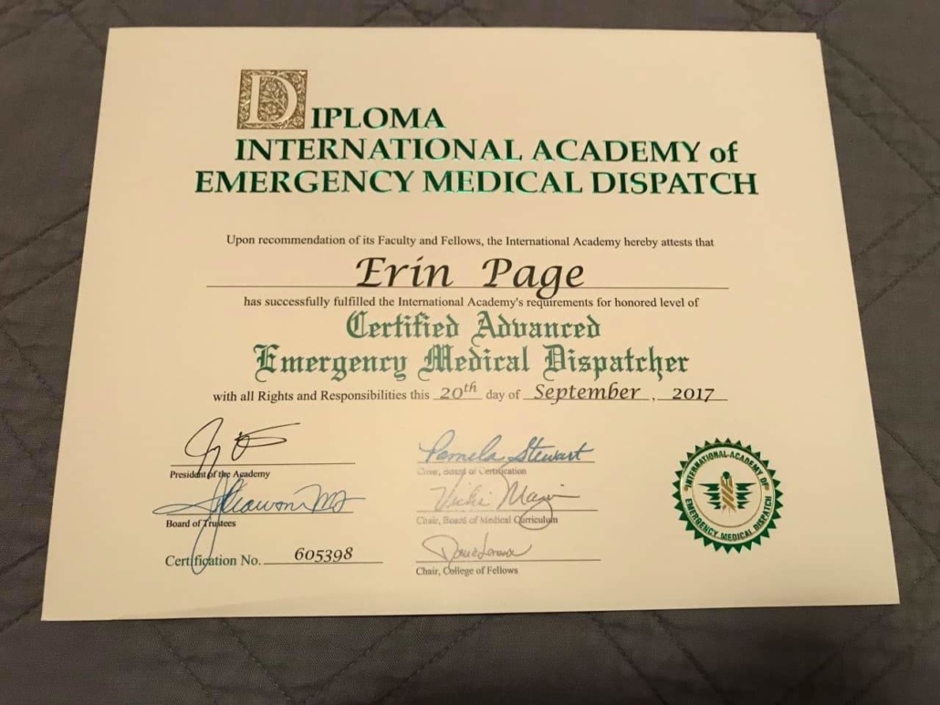 911 - diplome de régulation