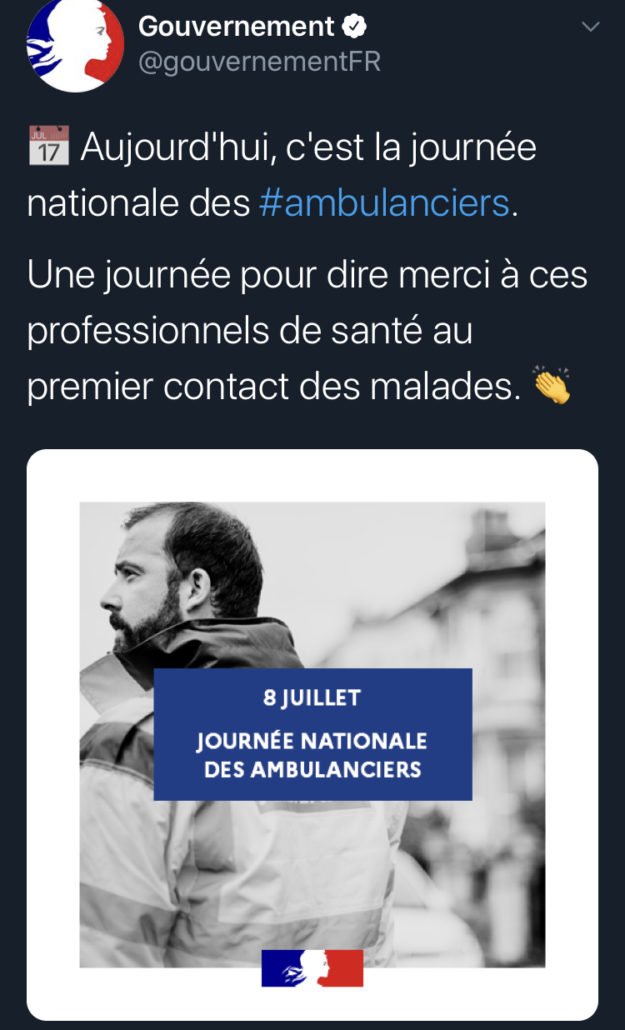 tweet 5 L'ambulancier, le site de référence Journée nationale des ambulanciers le récap'