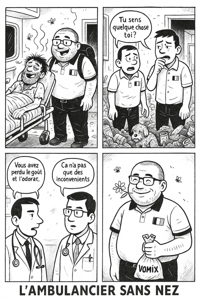 AMBUANCIER SANS NEZ - covid